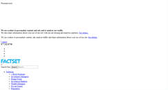 Desktop Screenshot of m.factset.com
