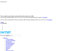 Tablet Screenshot of m.factset.com